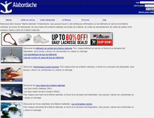 Tablet Screenshot of marine.alabordache.fr